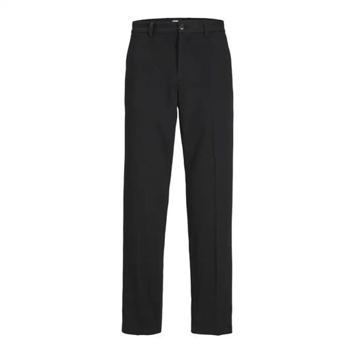 Black Dress Trousers with Buttoned Back Pocket for Formal Wear