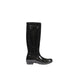 Black glossy Hunter Women ankle boots perfect for rain protection and style