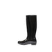 Black glossy rain boot from Hunter Women Black Ankle Boots collection