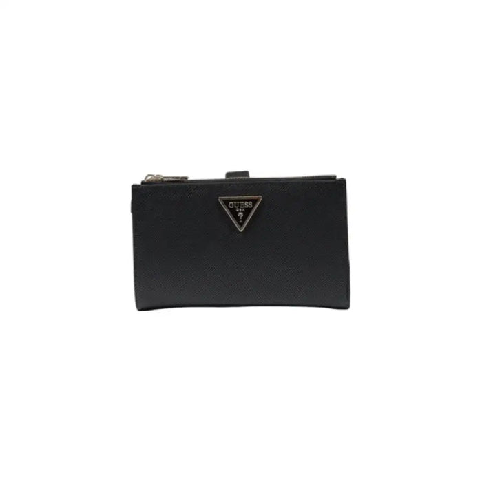 Black Guess Wristlet Wallet showcasing elegant design and stylish functionality