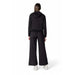 Black hooded tracksuit displayed as a stylish and comfortable athletic outfit