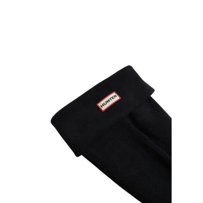Black Hunter boot socks featured in Black Knee High Sock product display
