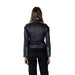 Black zip jacket with white stripes for women by Blauer for Spring/Summer collection