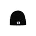Black Knit Beanie displayed on a neutral background for stylish winter wear