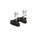 Black lace-up gladiator sandals featured in the Black Lace Up Platform Sandal product image