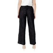 Elegant Black Lace Wide Leg Pants showcasing a stylish design for sophisticated attire