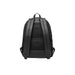 Black Tommy Hilfiger leather backpack displayed on a plain background