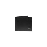 Black leather bi-fold wallet from Guess Men Leather Wallet Spring Summer collection