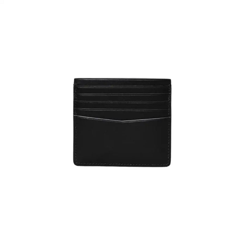 Black leather card holder from Calvin Klein Men’s Black Leather Wallet