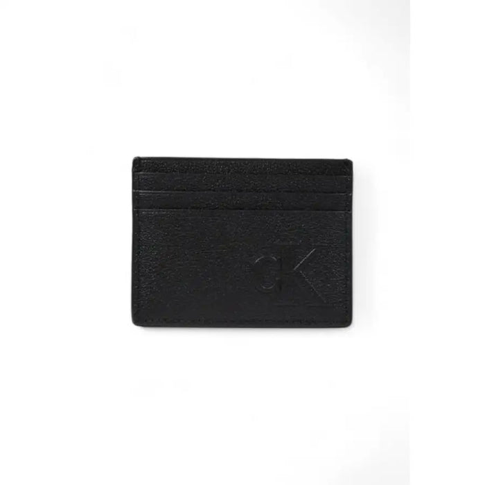 Elegant black leather card holder displayed in a product image for sophisticated storage