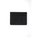 Elegant black leather card holder displayed in a product image for sophisticated storage
