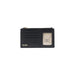 Elegant Black Leather Cardholder showcasing a sleek black leather design