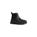 Black Leather Chelsea Boot with Chunky Sole displayed in a stylish product image
