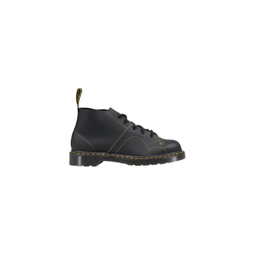 Black leather Dr. Martens boots for men showcasing timeless style and durability
