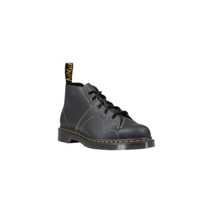 Black leather Dr. Martens boot featured in Dr Martens Black Leather Boots for Men product