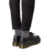 Black leather Dr. Martens Mens Lace Up Shoes showcasing classic style and durability