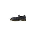 Black leather Mary Jane shoe from Dr. Martens Women’s Slip-On Flats with buckle or bow