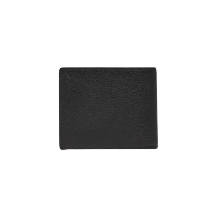 Tommy Hilfiger black leather wallet for men with multiple card slots and bill compartment