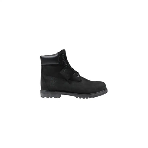 Black leather work boot for durability and style in professional footwear