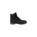 Black leather work boot for durability and style in professional footwear