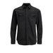 Black long-sleeved button-down shirt from Jack & Jones Men’s Classic Blue Long Sleeve Shirt