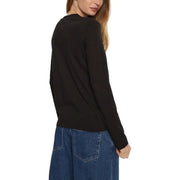 Black long-sleeved shirt displayed as a stylish and comfortable top for all occasions