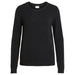 Black long-sleeved sweater from Vila Clothes Women’s Beige Cotton Knit Sweater collection