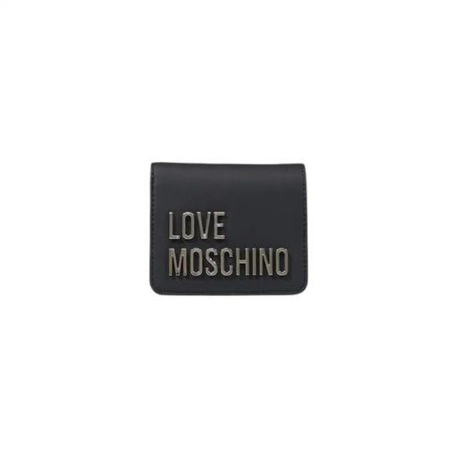 Black Love Moschino Wallet showcasing elegance and style in fashion accessories