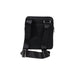 Black messenger shoulder bag from Guess with crossbody design and sleek style
