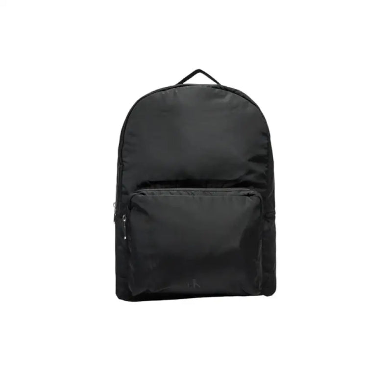 Black nylon backpack showcasing durable material and sleek design for everyday use