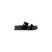 Black Platform Sandal showcasing a stylish elevated open-toe footwear option