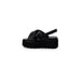 Black platform sandal showcased in the Black Platform Sandal product image