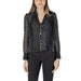 Black polka dot blouse from Morgan De Toi, a stylish addition to women’s fashion