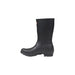Black rubber rain boot from Hunter Women, perfect for stylish wet weather protection