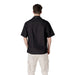 Antony Morato Black V Neck Button Shirt displayed on a neutral background