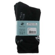 Black socks with packaging label from Beverly Hills Polo Club Men Underwear collection