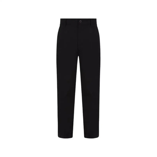 Black straight-leg trousers from Calvin Klein Jeans for Fall Winter collection