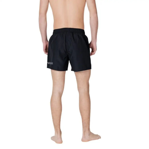 Black swim trunks from EA7 Men’s Swimwear for Spring and Summer collection
