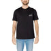 Black T-shirt with ’Tommy’ logo on chest from Tommy Hilfiger Jeans Men’s collection