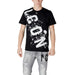 Black t-shirt featuring a white ’ICON’ graphic for the Icon Men’s Cotton T Shirt