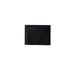 Black textured leather card holder with sleek design for stylish organization