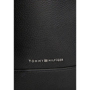 Black textured leather sling bag from Tommy Hilfiger for a stylish and sophisticated look