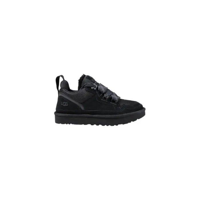 Black UGG sneaker displayed in a product named Tan UGG Sneaker for stylish footwear