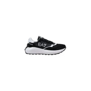 Black and white athletic shoe from Black EA7 Running Sneaker collection