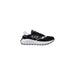 Black and white athletic shoe from Black EA7 Running Sneaker collection