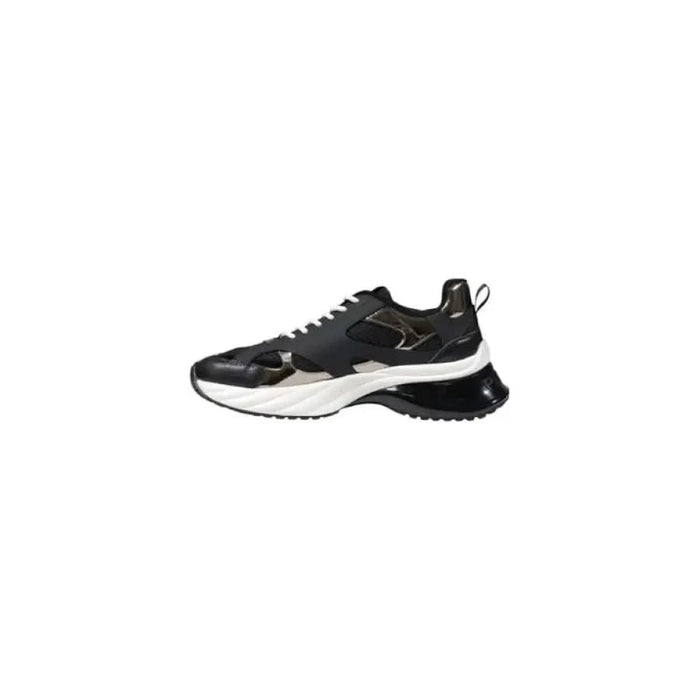 Black and white fashion sneaker from Pinko Women’s Leather Sneakers in Black