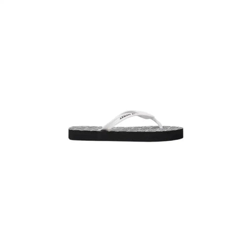 Black and white flip-flop footwear displayed for the Black and White Flip Flop product listing