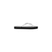 Black and white flip-flop footwear displayed for the Black and White Flip Flop product listing