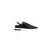 Black and white leather sneaker with black accents in a product named White Leather Sneaker