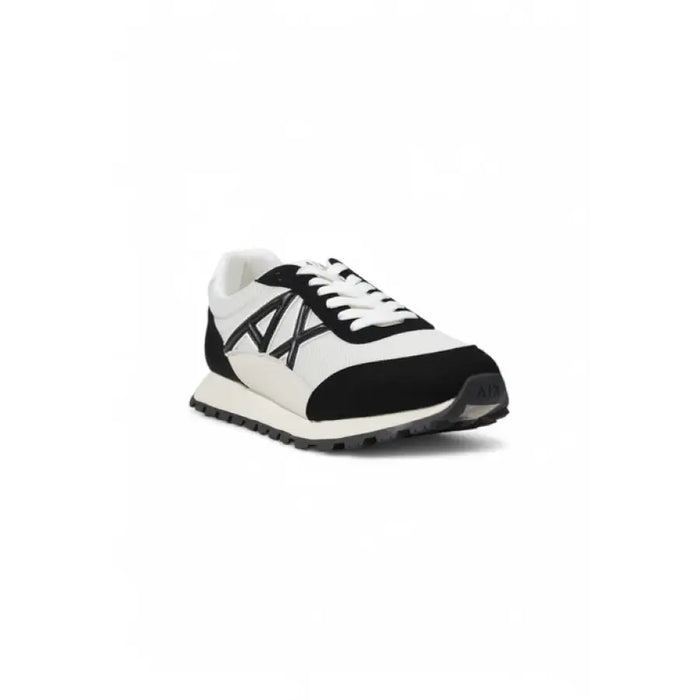 Black and white running sneaker for men and women in athletic footwear collection